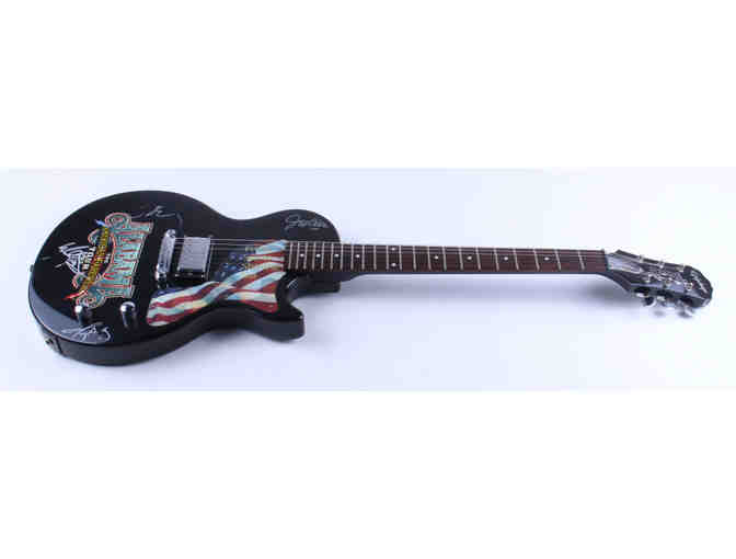 Enjoy Alabama Band-Signed Electric Guitar signed by (4) With Jeff Cook, Mark Herndon