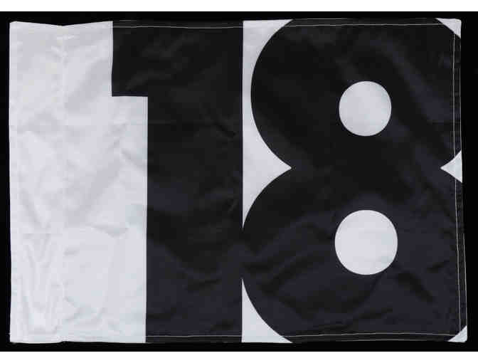 Enjoy Dustin Johnson Signed LIV Golf Pin Flag (Beckett)