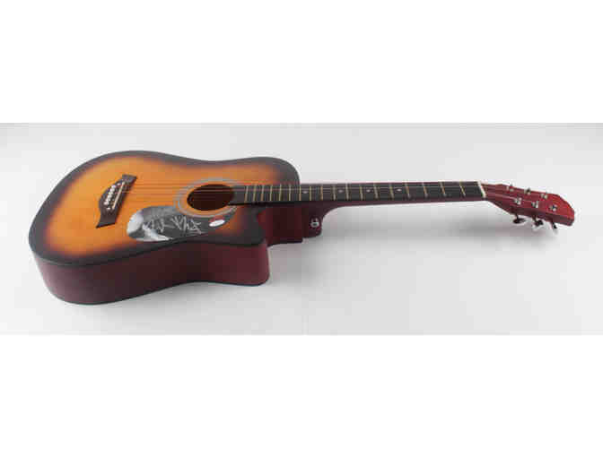 Enjoy Custom Billy Idol Signed 39' Acoustic Guitar with COA!