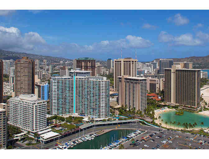 Enjoy 5 nights @ Honolulu Ilikai Hotel & Luxury Suites w/ Surf Lesson + Food Credit