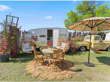 Spa Package with 4 night glamping RV experince San Antonio + $100 Food Credit