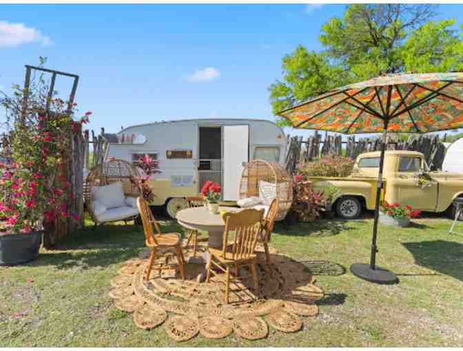 Spa Package with 4 night glamping RV experince San Antonio + $100 Food Credit - Photo 1