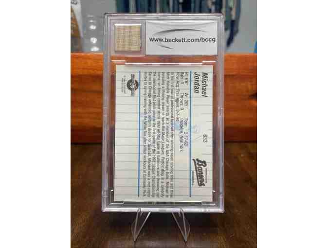 1994 Fleer ProCards Minor League Michael Jordan #633 BCCG 10 w/ Game Used Bat - Photo 2