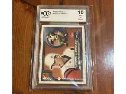 2000 Pacific Aurora Tom Brady #84 (RC) BCCG 10