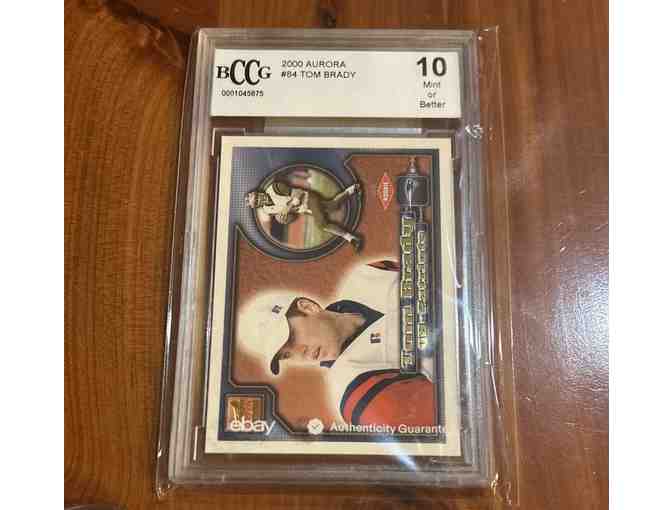 2000 Pacific Aurora Tom Brady #84 (RC) BCCG 10 - Photo 1