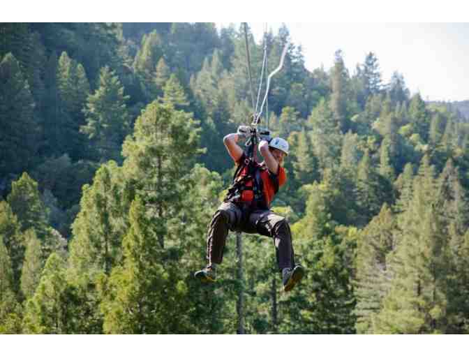 2 Zipline Canopy Tours in Sonoma