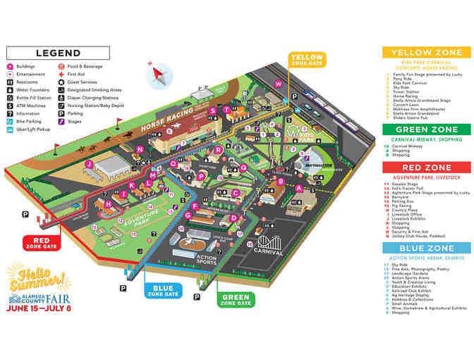 4 Tickets to the Alameda County Fair 2019