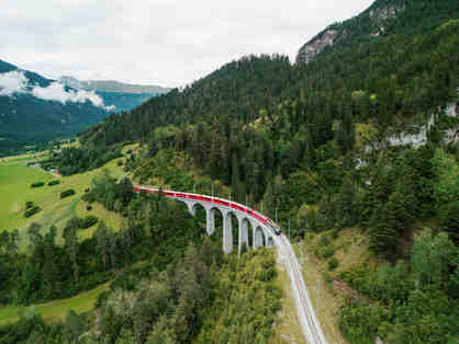 Glacier Express in Switzerland