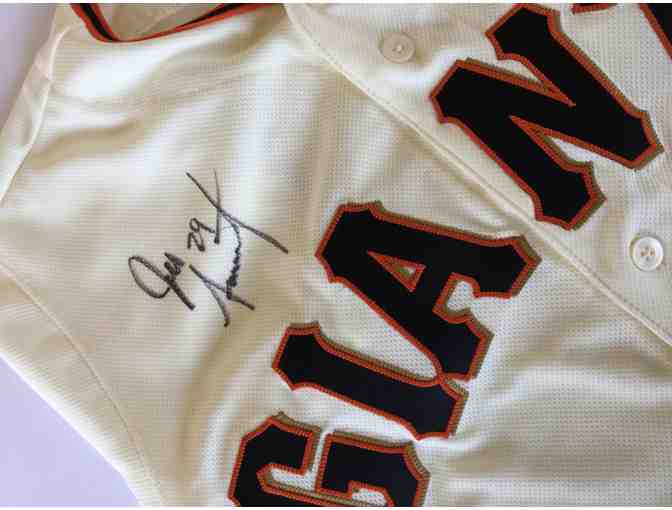 Giants Tickets, Signed Jeff Samardzija jersey AND message displayed on the big screen!