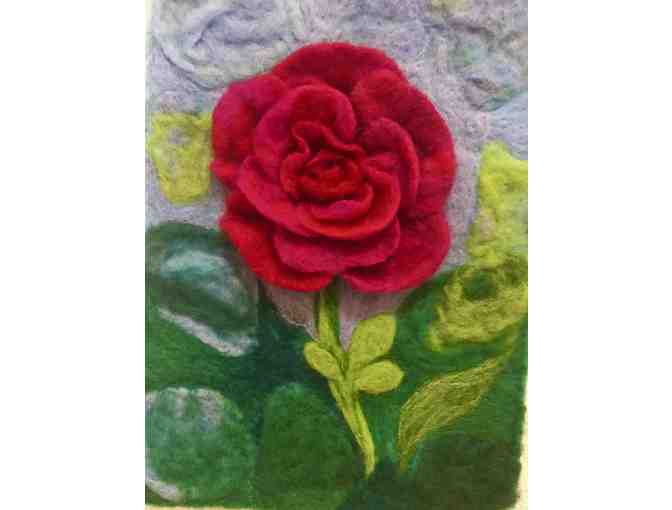 Beautiful felted tapestry by the Red Rose Kindergarten