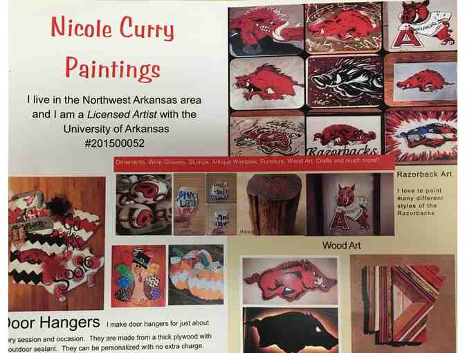 Nicole Curry Painting- Christmas decor