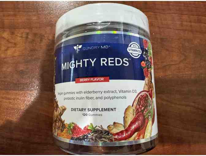 Mighty Reds Berry Flavor Dietary Supplement Gummies - Photo 1