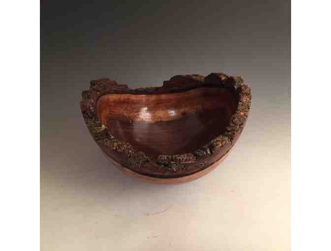 Hand Turned Black Walnut Natural Edge Bowl