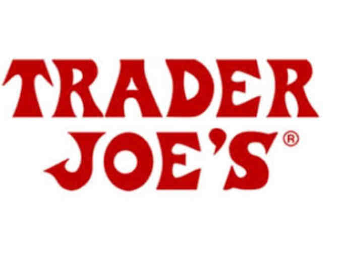 Trader Joe's Reusable Shopping Bag Filled with Food Products