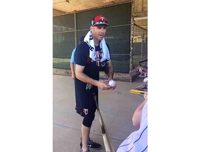 Official Spring Training 2018 Baseball signed by MN Twin ~ Joe Mauer ~