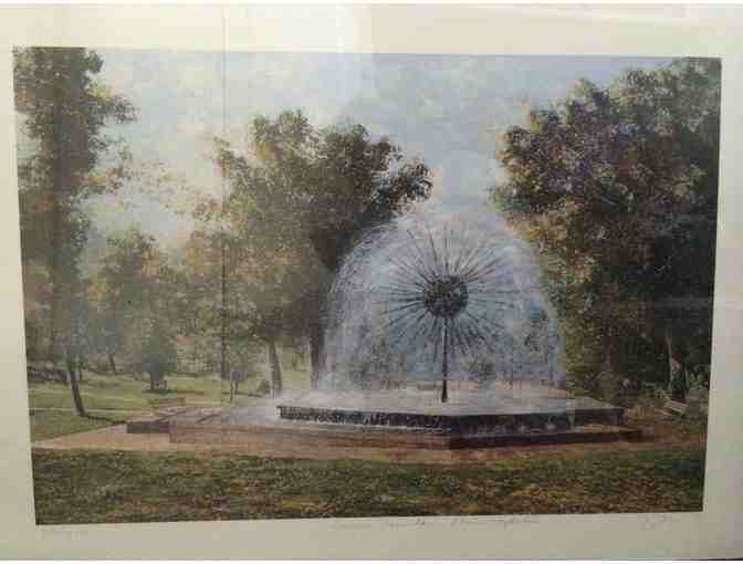 Berger Fountain, Minneapolis Print by Rex Mhiripiri