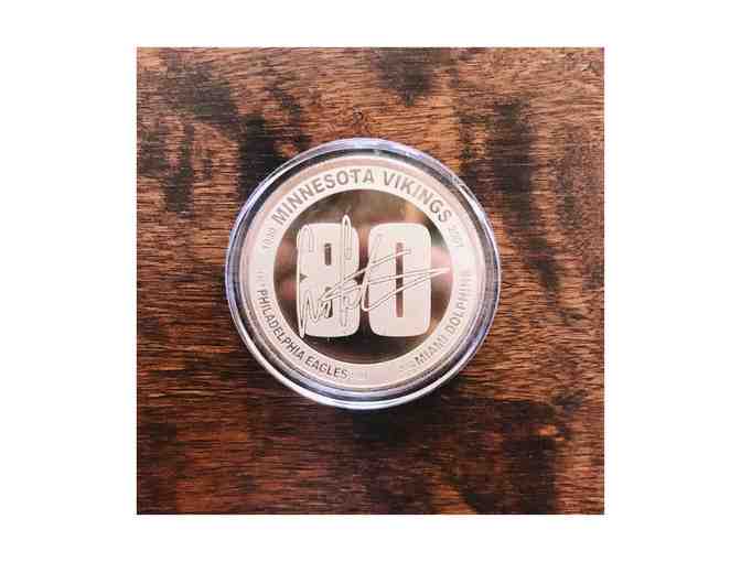 Cris Carter Hall of Fame Coin & Limited Edition Print