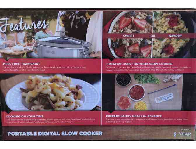 Black + Decker Portable Digital Slow Cooker