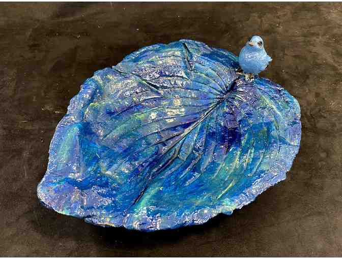 Outdoor Bird Bath Creation