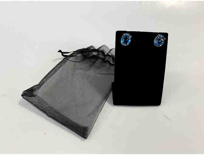 Stunning Blue Topaz Earrings