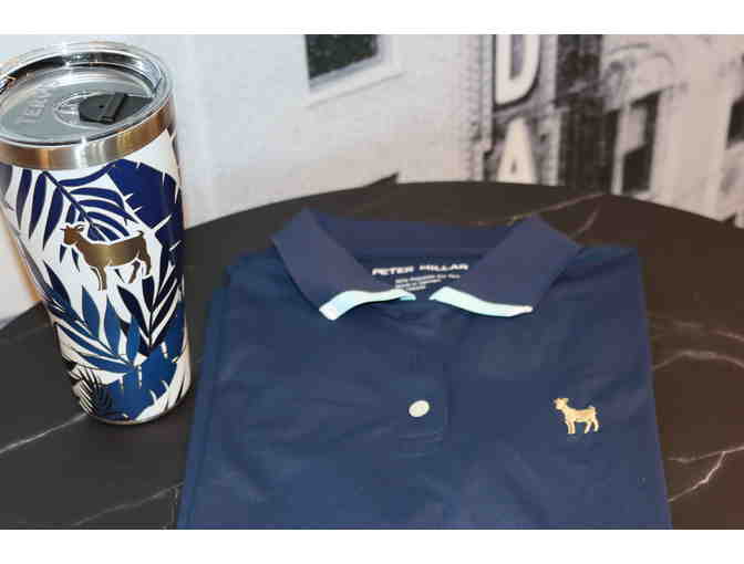 TPC Goat Women's Polo and Tervis