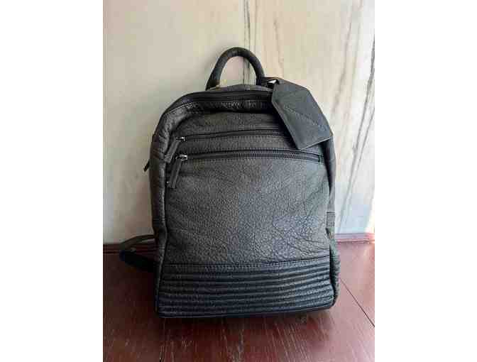 Cowboysbag Black Leather Backpack