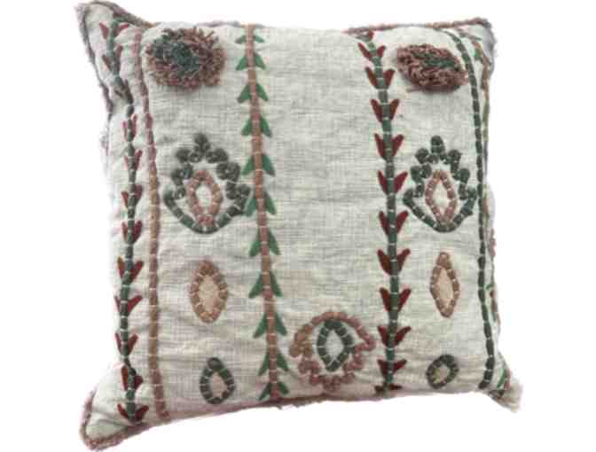 Set of Leather Swivel Accent Chairs