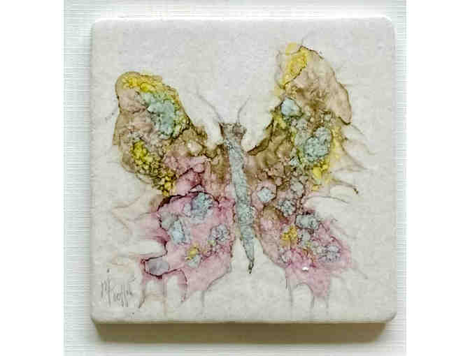 'Madame Moth' Framed Tile