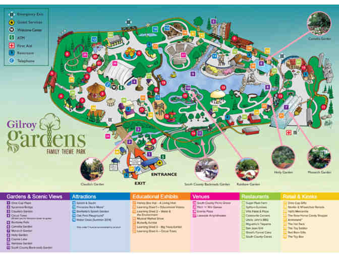 Gilroy Gardens Family Theme Park:  Single Day Admission for Two