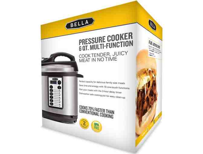 Bella 6-Quart Pressure Cooker
