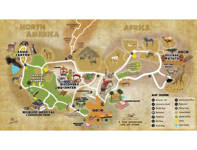 The Living Desert Zoo and Gardens: Family Four-Pack