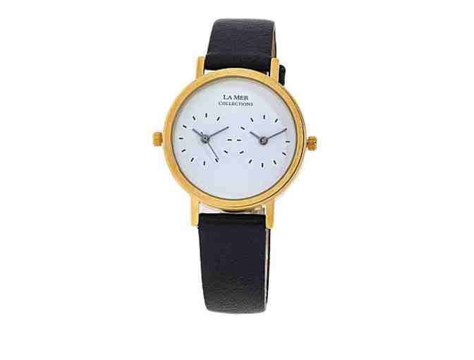 La Mer 'Bi Coastal' Dual Time Zone Watch