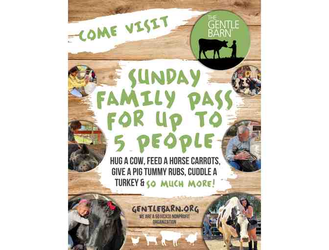 The Gentle Barn: Family Pass for Five