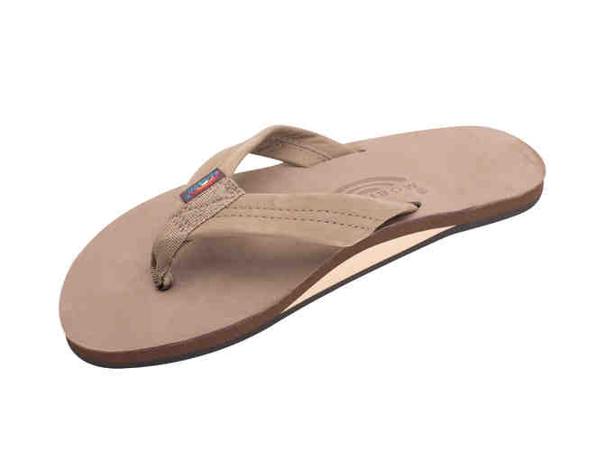 Rainbow Sandals - MEN's Sandals | Size Large | Dark Brown