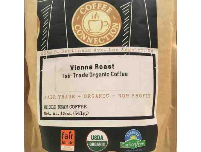 Coffee Connection - $20 Gift Card + Fair Trade/Organic Whole Bean Coffee (Vienne Roast)