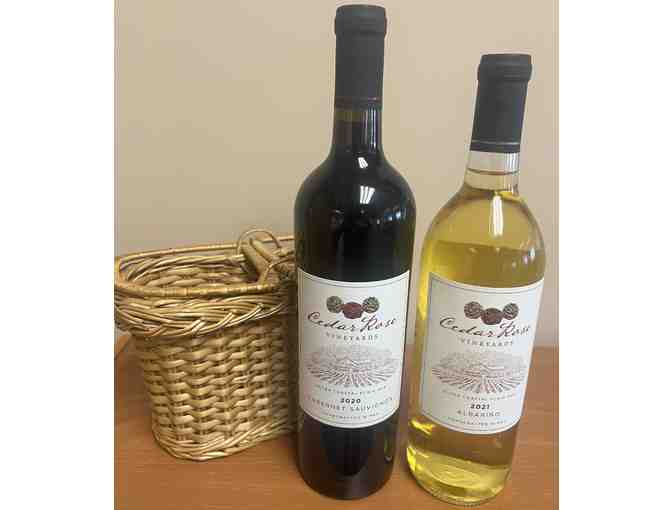 Cedar Rose Vineyards Red and White Pair