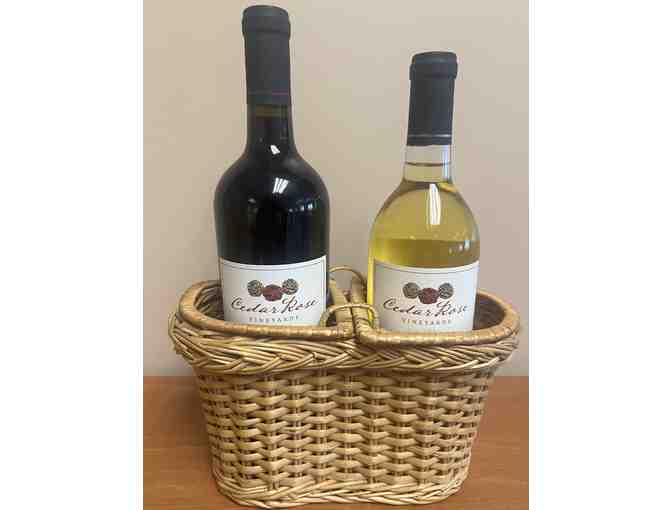 Cedar Rose Vineyards Red and White Pair