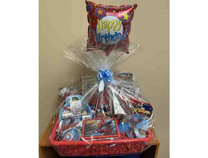 Super Hero Birthday Party and Basket from Over the Top Party Planning