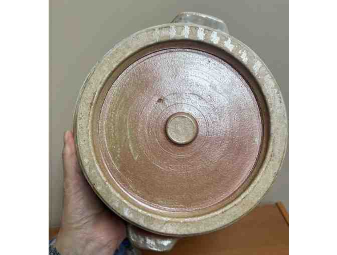 Hand Painted Ceramic Floral Covered Bowl