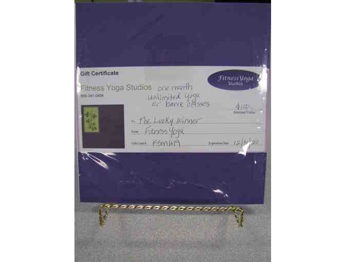 Fitness Yoga Unlimited Yoga Classes for a Month Pass