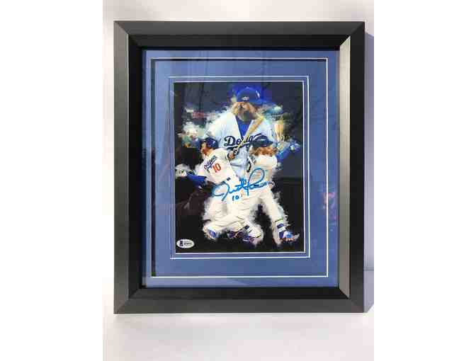 Justin Turner Autographed Photo, Framed & Certified