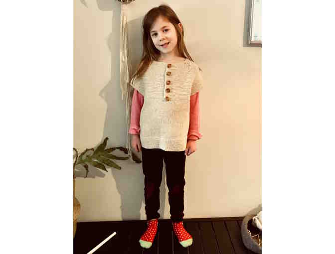 Hand-Knit Child's Sweater Vest