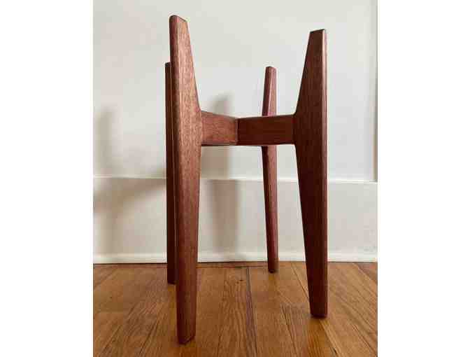 Handcrafted Mid-Century Modern Plant Stand