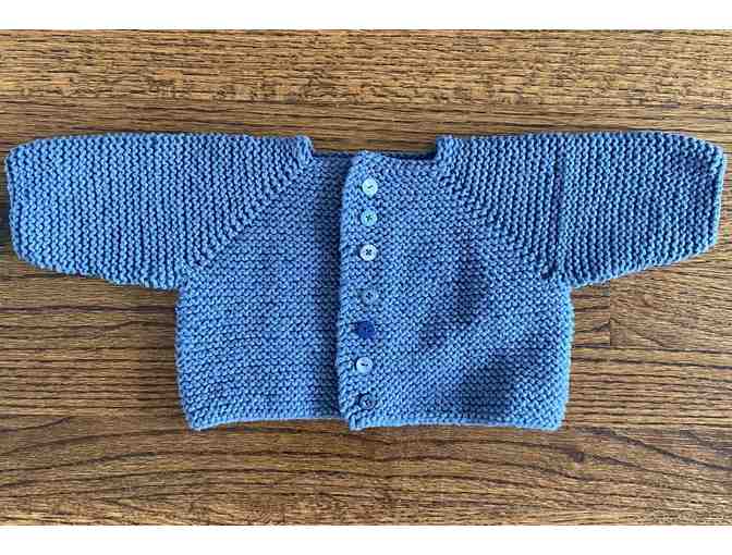 Custom Hand Knit Children's Cardigan Sweater