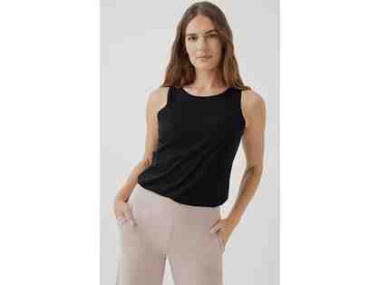 PACT Womens Softspun High Neck Tank, Size Large