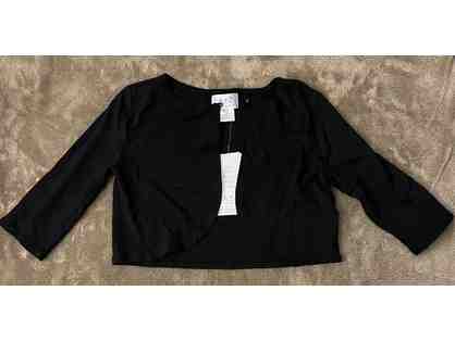 Blush by US Angels Kids Black Bolero Sweater, Size 12