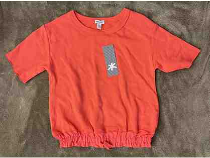 Splendid Orange Short Sleeve Top, Size 12