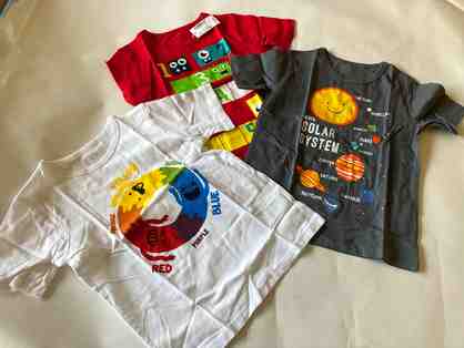 Children's Place 3-Pack of Short-Sleeved T-shirts, Size 4T