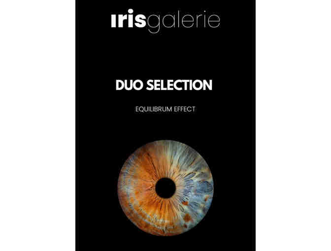 Iris Galerie - 40x40cm Duo Iris Print with Frame
