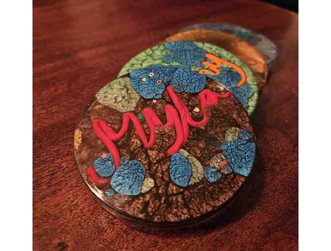 Custom Made Resin Coasters - Photo 1